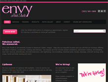 Tablet Screenshot of envylashstudio.com